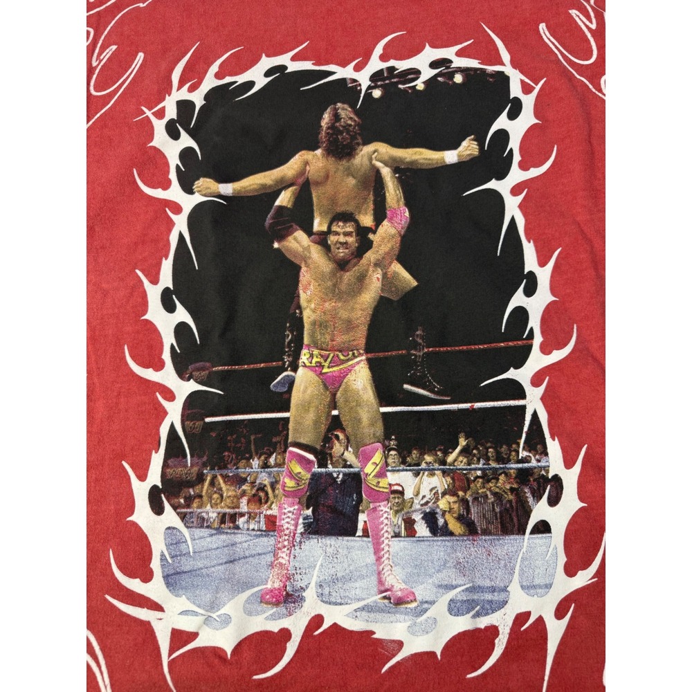 WWE Complex Razor Ramon The Bad Guy Red Graphic T-Shirt Mens Large 2026‎